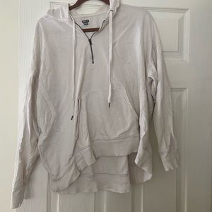 Aerie white cropped sweatshirt